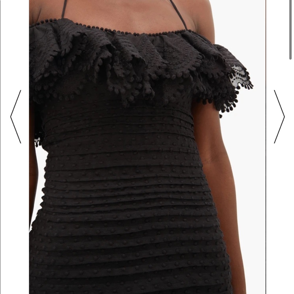NWT size 0 zimmermann black super 8 dress - Picture 5 of 5